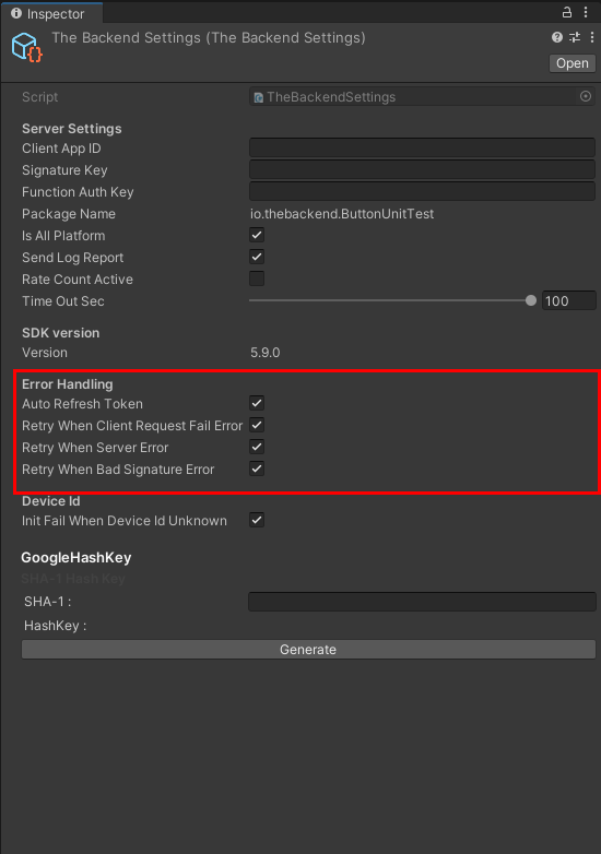 Configure the BACKND SDK Inspector | BACKND Developer Documentation